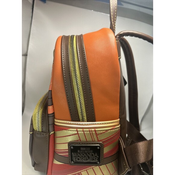 NWT Loungefly Marvel Black Panther Wakanda Forever Okoye Cosplay Mini Backpack - Picture 14 of 16